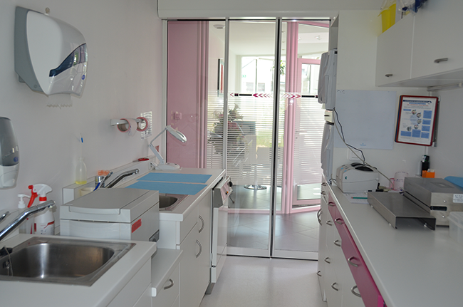 Salle de stérilisation 